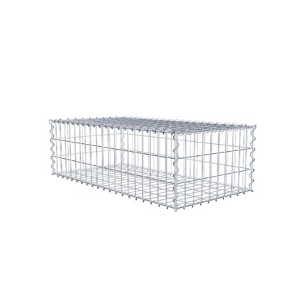 Gabione 100 cm x 30 cm x 50 cm (L x H x T), Maschenweite 5 cm x 10 cm, Spirale