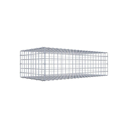 Gabione 100 cm x 30 cm x 50 cm (L x H x T), Maschenweite 5 cm x 5 cm, C-Ring