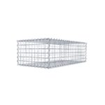 Gabione 100 cm x 30 cm x 50 cm (L x H x T), Maschenweite 5 cm x 5 cm, Spirale