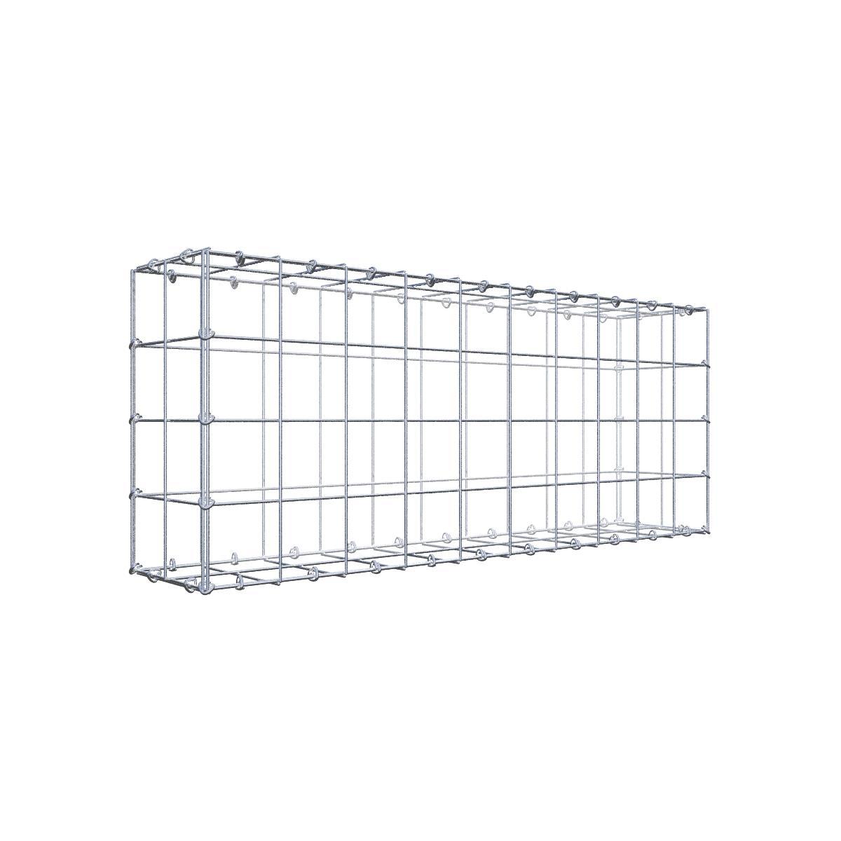 Gabione 100 cm x 40 cm x 20 cm (L x H x T), Maschenweite 10 cm x 10 cm, C-Ring