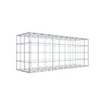 Gabione 100 cm x 40 cm x 30 cm (L x H x T), Maschenweite 10 cm x 10 cm, C-Ring
