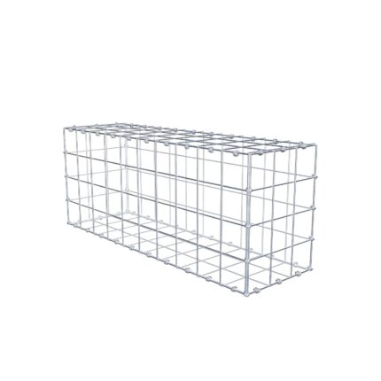 Gabione 100 cm x 40 cm x 30 cm (L x H x T), Maschenweite 10 x 10 cm, Spiralring