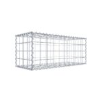 Gabione 100 cm x 40 cm x 40 cm (L x H x T), Maschenweite 10 cm x 10 cm, Spirale