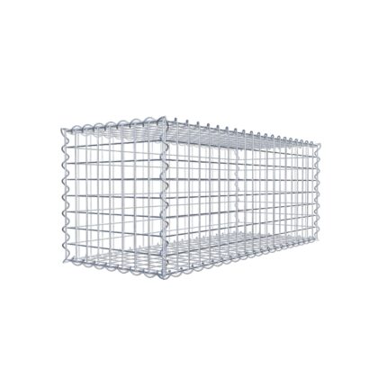 Gabione 100 cm x 40 cm x 40 cm (L x H x T), Maschenweite 5 cm x 5 cm, Spirale