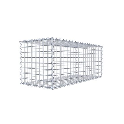 Gabione 100 cm x 40 cm x 40 cm (L x H x T), Maschenweite 5 cm x 5 cm, Spirale