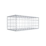 Gabione 100 cm x 40 cm x 50 cm (L x H x T), Maschenweite 10 cm x 10 cm, Spirale