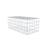 Gabione 100 cm x 40 cm x 50 cm (L x H x T), Maschenweite 10 x 10 cm, Spiralring