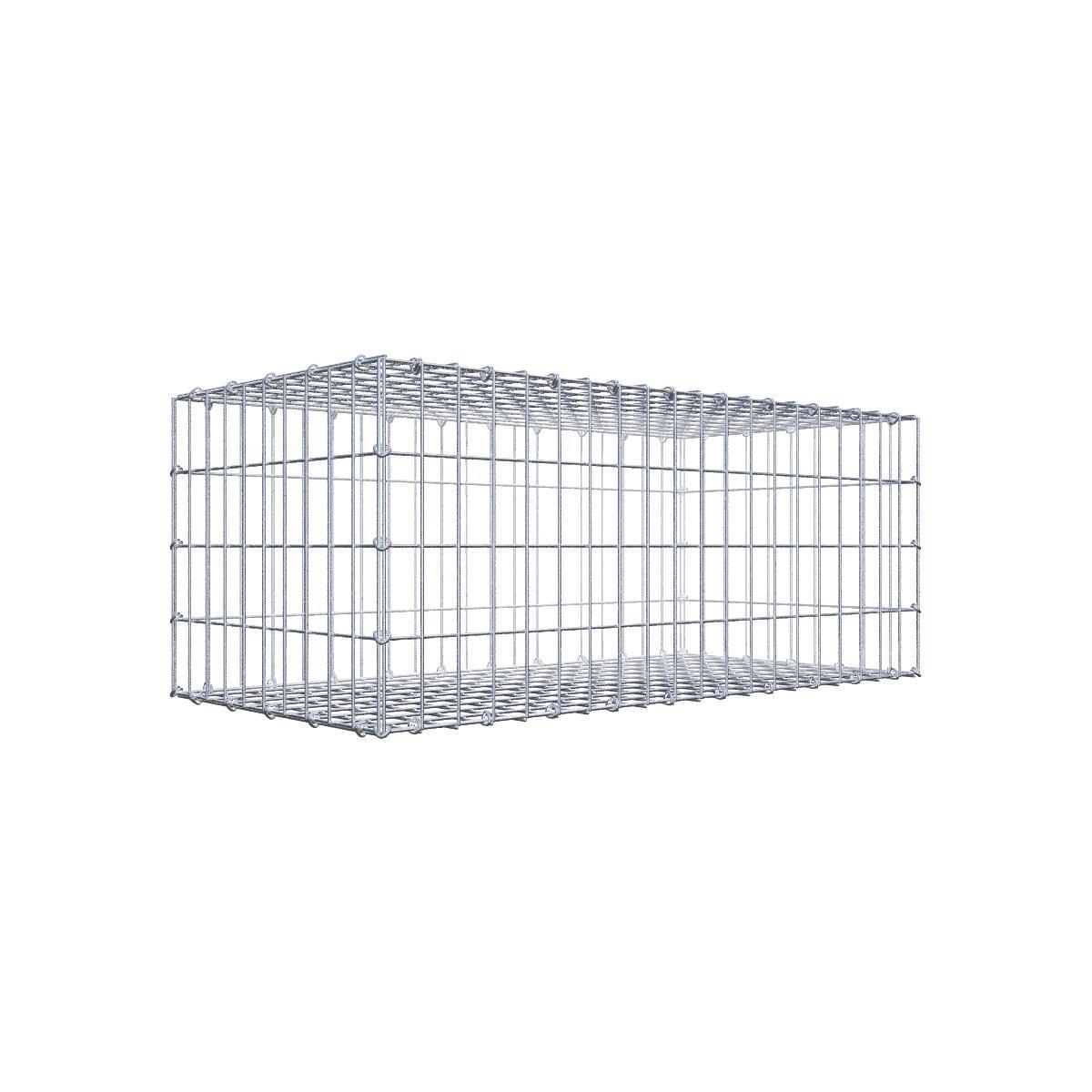 Gabione 100 cm x 40 cm x 50 cm (L x H x T), Maschenweite 5 cm x 10 cm, C-Ring