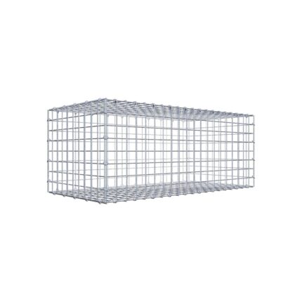 Gabione 100 cm x 40 cm x 50 cm (L x H x T), Maschenweite 5 cm x 5 cm, C-Ring