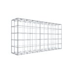 Gabione 100 cm x 50 cm x 20 cm (L x H x T), Maschenweite 10 cm x 10 cm, C-Ring