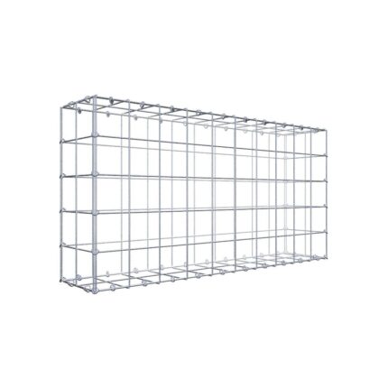 Gabione 100 cm x 50 cm x 20 cm (L x H x T), Maschenweite 10 cm x 10 cm, C-Ring