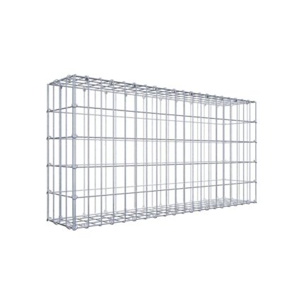 Gabione 100 cm x 50 cm x 20 cm (L x H x T), Maschenweite 5 cm x 10 cm, C-Ring