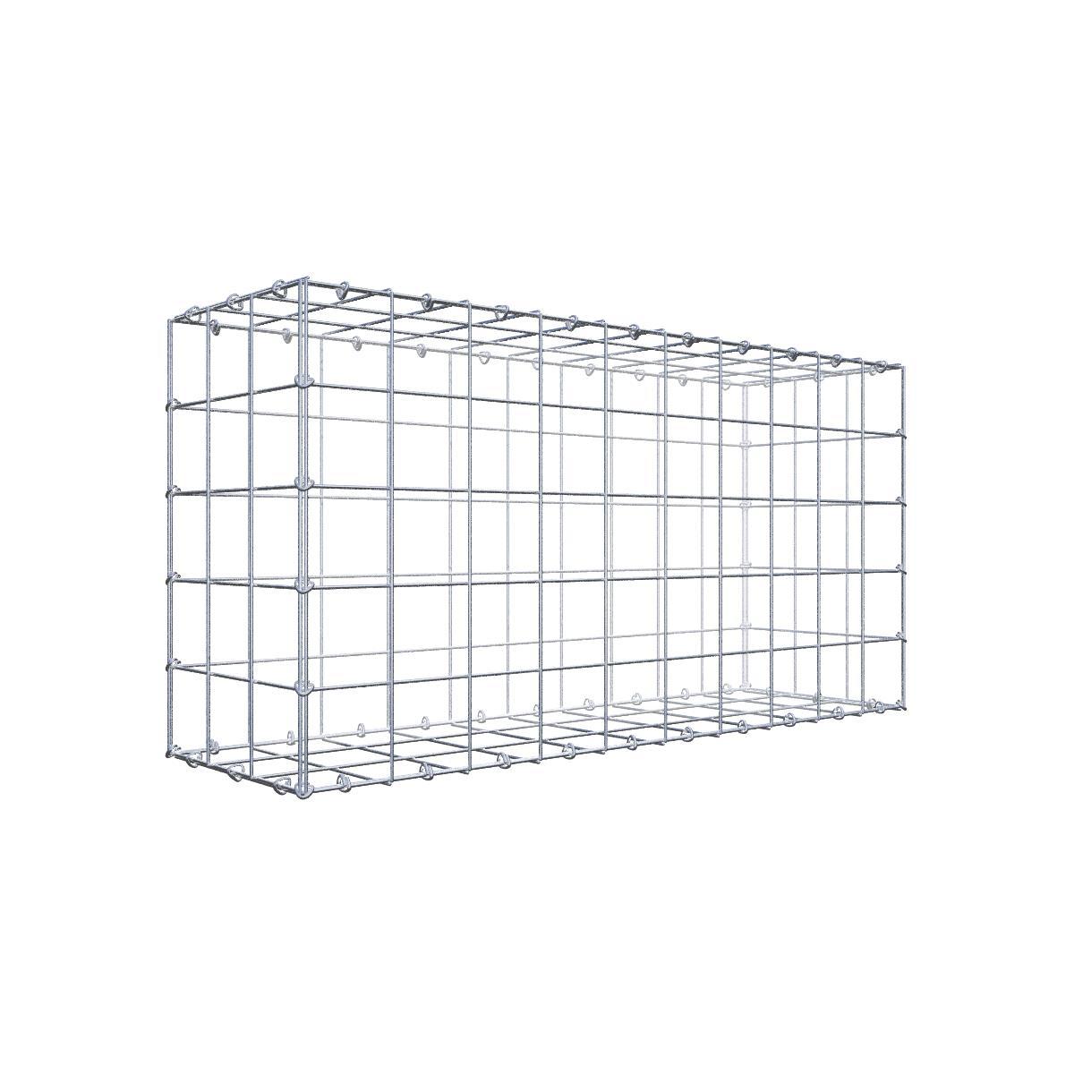 Gabione 100 cm x 50 cm x 30 cm (L x H x T), Maschenweite 10 cm x 10 cm, C-Ring
