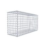 Gabione 100 cm x 50 cm x 30 cm (L x H x T), Maschenweite 5 cm x 5 cm, Spirale