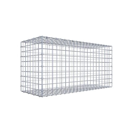 Gabione 100 cm x 50 cm x 40 cm (L x H x T), Maschenweite 5 cm x 5 cm, C-Ring