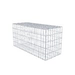 Gabione 100 cm x 50 cm x 40 cm (L x H x T), Maschenweite 5 x 10 cm, Spiralring