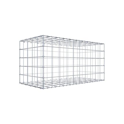 Gabione 100 cm x 50 cm x 50 cm (L x H x T), Maschenweite 10 cm x 10 cm, C-Ring