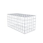 Gabione 100 cm x 50 cm x 50 cm (L x H x T), Maschenweite 10 x 10 cm, Spiralring