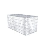 Gabione 100 cm x 50 cm x 50 cm (L x H x T), Maschenweite 5 cm x 10 cm, Spirale