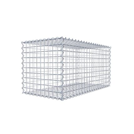 Gabione 100 cm x 50 cm x 50 cm (L x H x T), Maschenweite 5 cm x 5 cm, Spirale