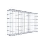 Gabione 100 cm x 60 cm x 20 cm (L x H x T), Maschenweite 5 cm x 10 cm, C-Ring