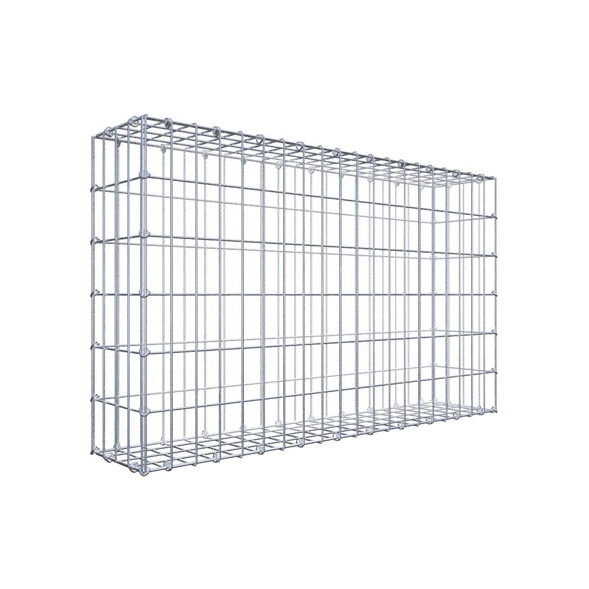 Gabione 100 cm x 60 cm x 20 cm (L x H x T), Maschenweite 5 cm x 10 cm, C-Ring