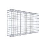 Gabione 100 cm x 60 cm x 20 cm (L x H x T), Maschenweite 5 cm x 5 cm, C-Ring
