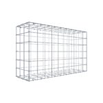Gabione 100 cm x 60 cm x 30 cm (L x H x T), Maschenweite 10 cm x 10 cm, C-Ring