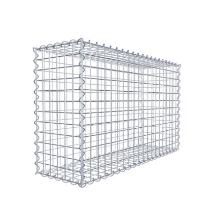 Gabione 100 cm x 60 cm x 30 cm (L x H x T), Maschenweite 5 cm x 5 cm, Spirale