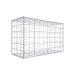 Gabione 100 cm x 60 cm x 40 cm (L x H x T), Maschenweite 10 cm x 10 cm, Spirale