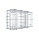 Gabione 100 cm x 60 cm x 40 cm (L x H x T), Maschenweite 5 cm x 10 cm, C-Ring