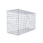 Gabione 100 cm x 60 cm x 40 cm (L x H x T), Maschenweite 5 cm x 5 cm, Spirale
