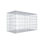 Gabione 100 cm x 60 cm x 50 cm (L x H x T), Maschenweite 5 cm x 10 cm, C-Ring