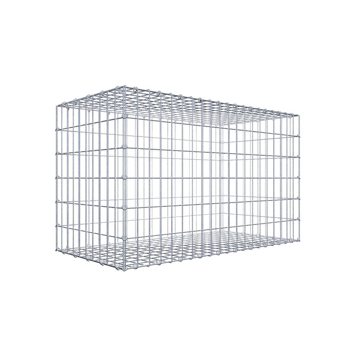 Gabione 100 cm x 60 cm x 50 cm (L x H x T), Maschenweite 5 cm x 10 cm, C-Ring