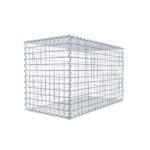 Gabione 100 cm x 60 cm x 50 cm (L x H x T), Maschenweite 5 cm x 5 cm, Spirale