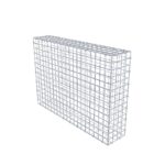 Gabione 100 cm x 70 cm x 20 cm (L x H x T), Maschenweite 5 x 5 cm, Spiralring