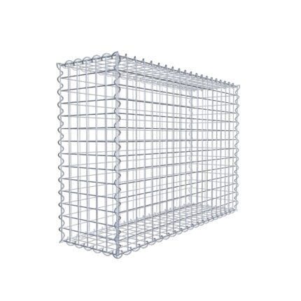 Gabione 100 cm x 70 cm x 30 cm (L x H x T), Maschenweite 5 cm x 5 cm, Spirale