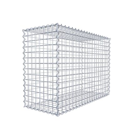 Gabione 100 cm x 70 cm x 40 cm (L x H x T), Maschenweite 5 cm x 5 cm, Spirale