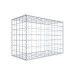 Gabione 100 cm x 70 cm x 50 cm (L x H x T), Maschenweite 10 cm x 10 cm, Spirale