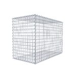 Gabione 100 cm x 70 cm x 50 cm (L x H x T), Maschenweite 5 cm x 5 cm, Spirale