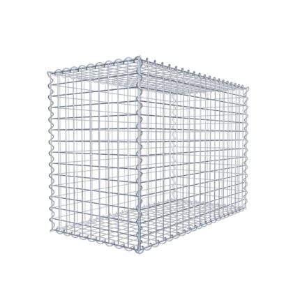Gabione 100 cm x 70 cm x 50 cm (L x H x T), Maschenweite 5 cm x 5 cm, Spirale