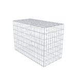 Gabione 100 cm x 70 cm x 50 cm (L x H x T), Maschenweite 5 x 10 cm, Spiralring