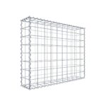 Gabione 100 cm x 80 cm x 20 cm (L x H x T), Maschenweite 10 cm x 10 cm, Spirale