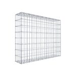 Gabione 100 cm x 80 cm x 20 cm (L x H x T), Maschenweite 5 cm x 10 cm, C-Ring
