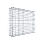 Gabione 100 cm x 80 cm x 20 cm (L x H x T), Maschenweite 5 cm x 5 cm, C-Ring