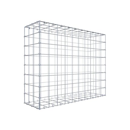 Gabione 100 cm x 80 cm x 30 cm (L x H x T), Maschenweite 10 cm x 10 cm, C-Ring