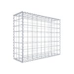 Gabione 100 cm x 80 cm x 30 cm (L x H x T), Maschenweite 10 cm x 10 cm, Spirale