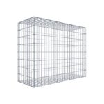 Gabione 100 cm x 80 cm x 40 cm (L x H x T), Maschenweite 5 cm x 10 cm, C-Ring
