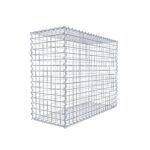 Gabione 100 cm x 80 cm x 40 cm (L x H x T), Maschenweite 5 cm x 5 cm, Spirale