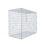 Gabione 100 cm x 80 cm x 50 cm (L x H x T), Maschenweite 5 cm x 5 cm, Spirale